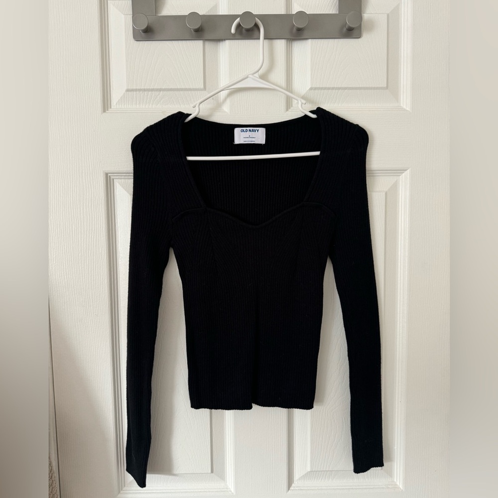 Black Sweater Top